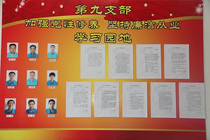 第九党支部党员干部廉政承诺表