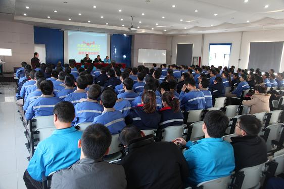 实习学员开班会现场